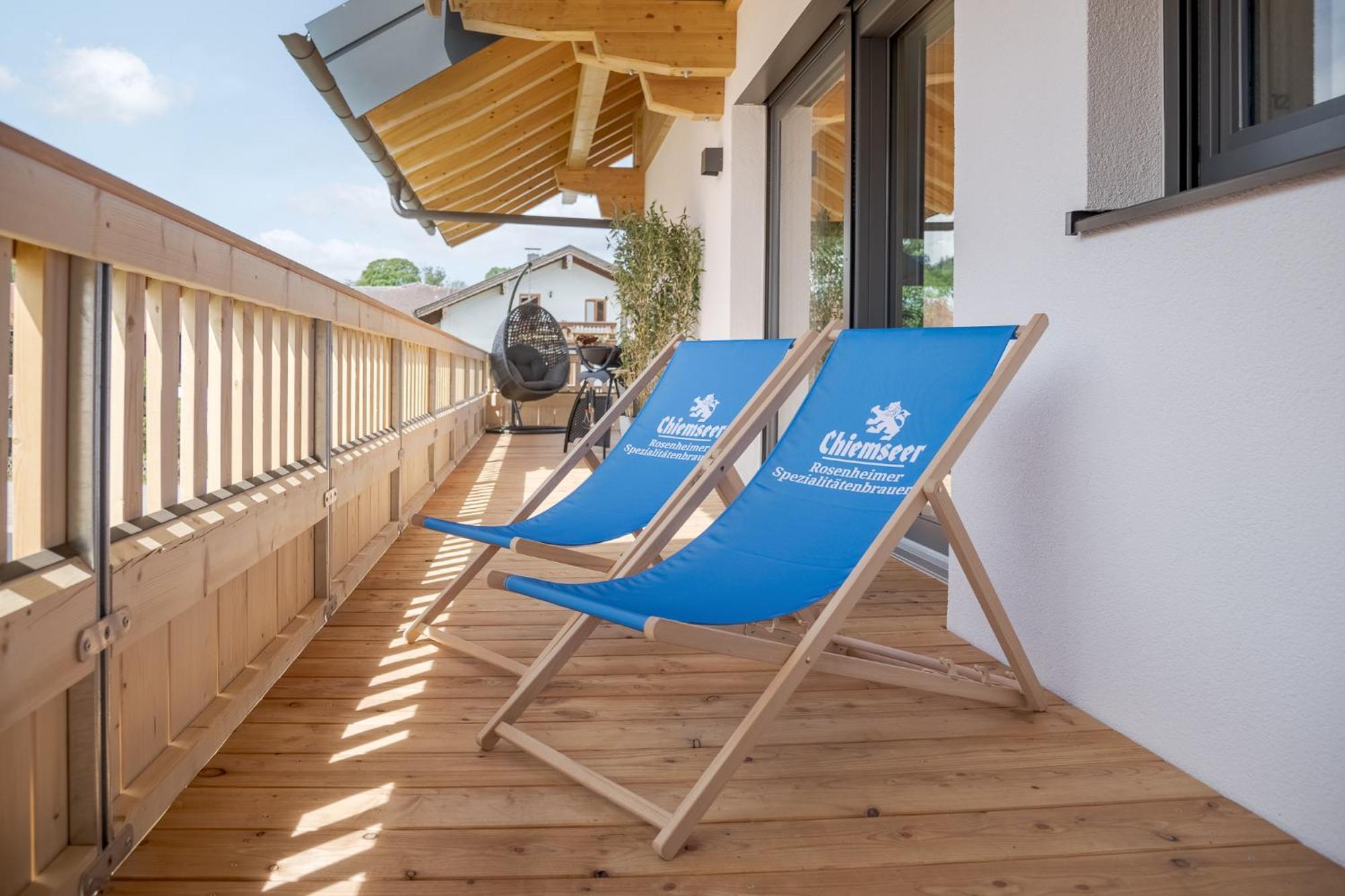 Fenjoy: Grosses Ferienapartment Im Neubau / Balkon / Bbq Apartment Bernau am Chiemsee