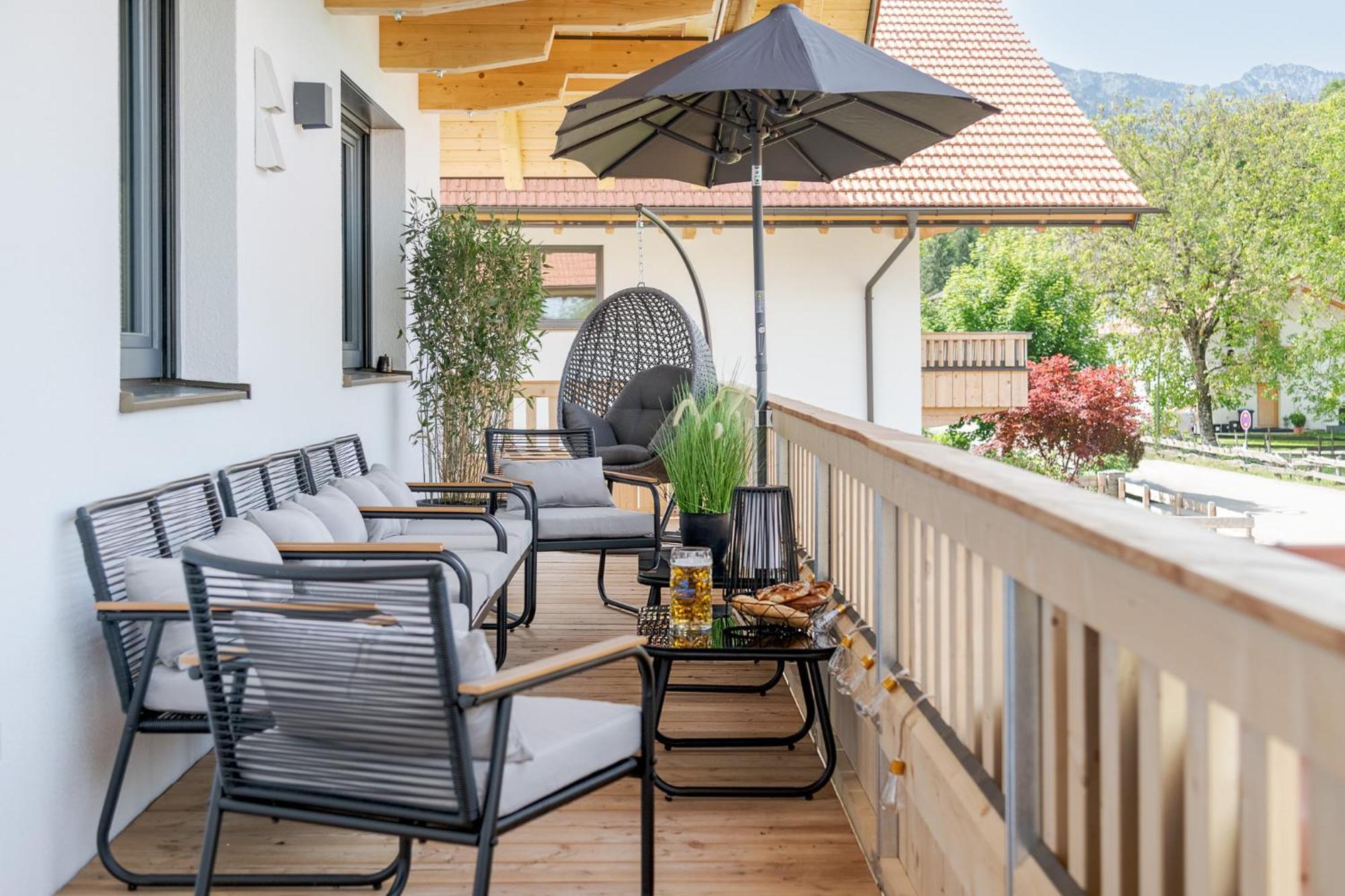 Fenjoy: Grosses Ferienapartment Im Neubau / Balkon / Bbq Apartment